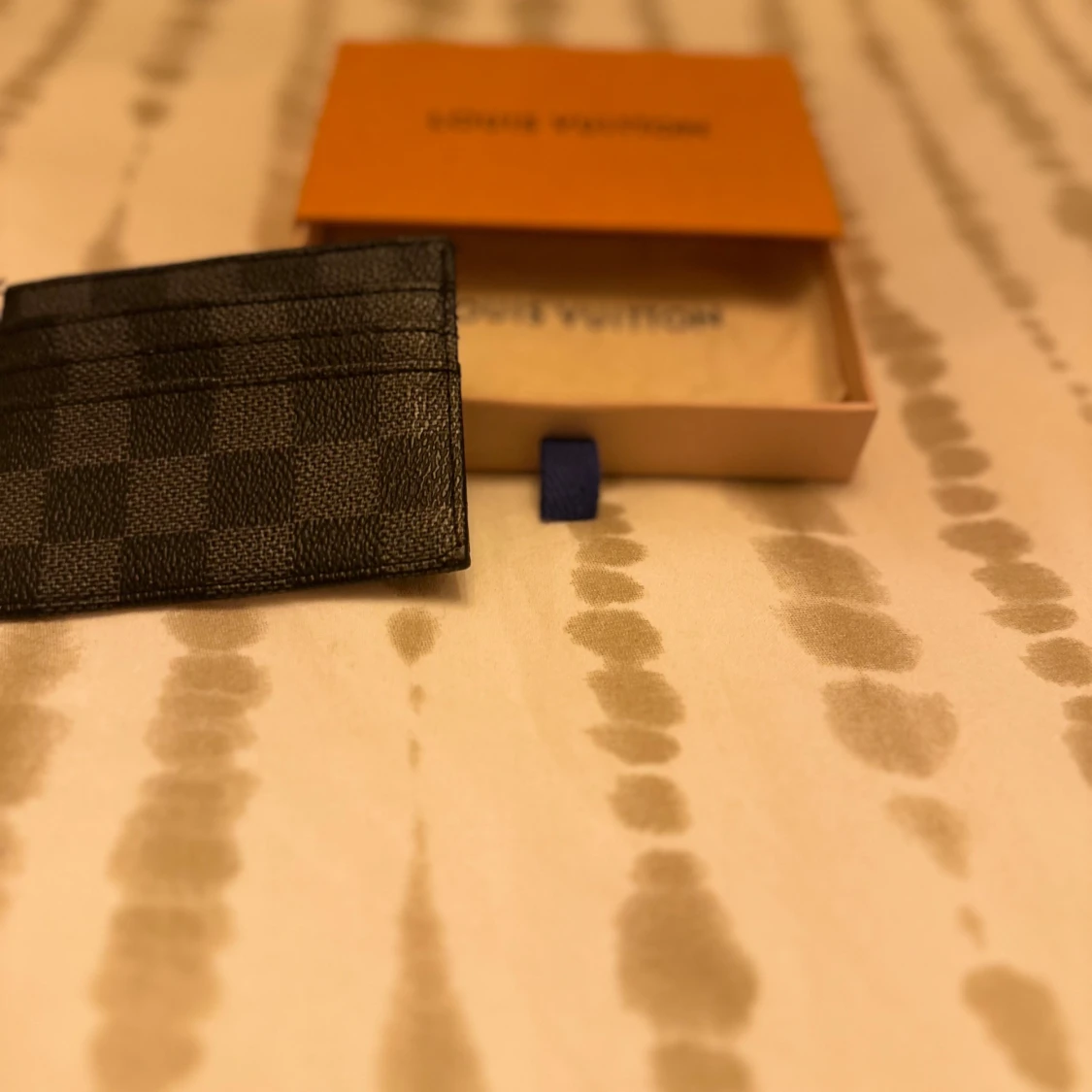 rutmönstrad korthållare - 2