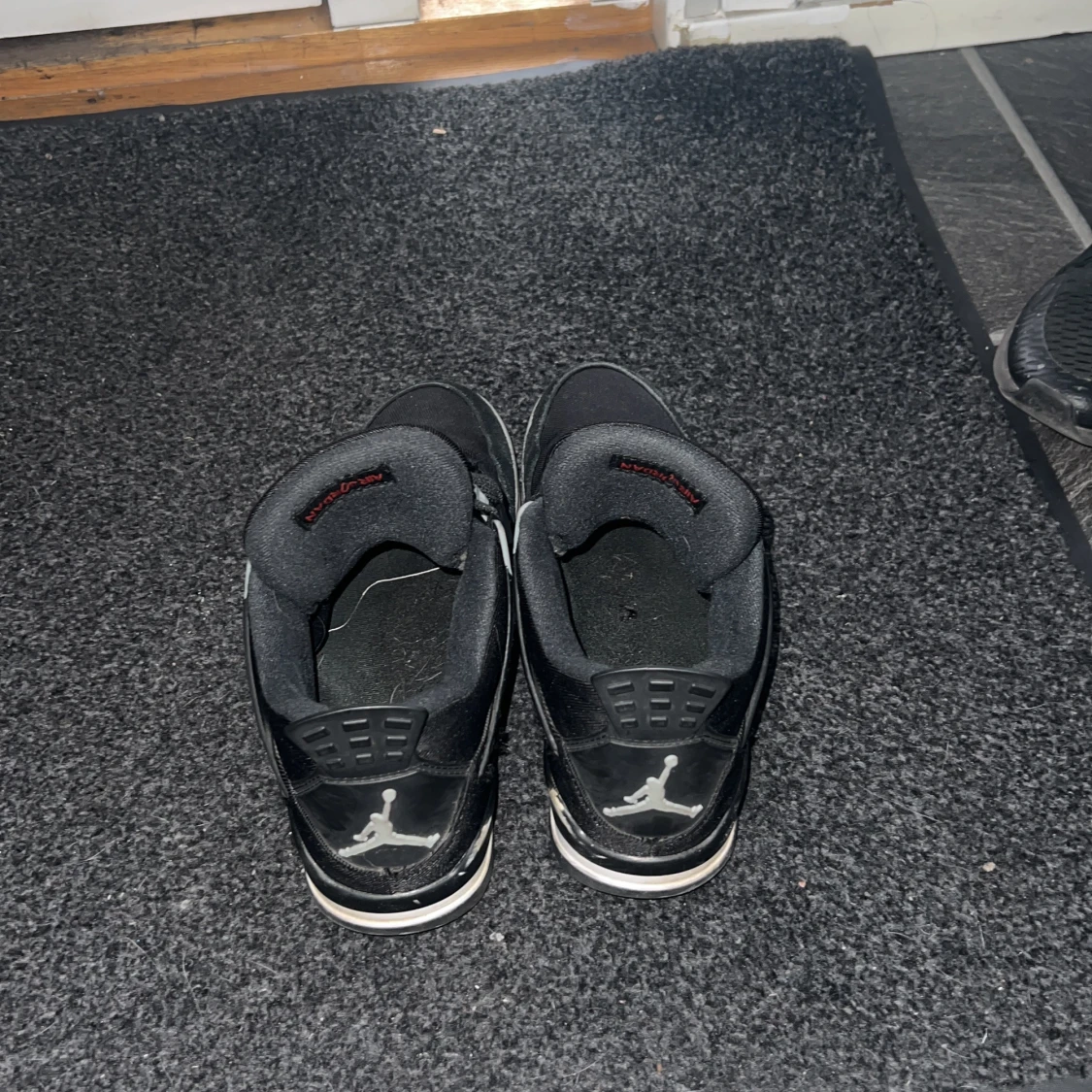 Svarta Nike Air Jordans - 1