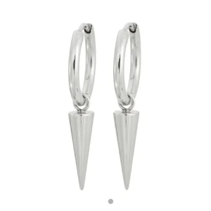 Silverörhängen från Edblad - Snygga silverörhängen med runda ringar och spetsiga hängen från Edblad. Perfekta för att ge en extra touch till din stil. De är enkla men ändå iögonfallande, vilket gör dem till ett mångsidigt tillskott i smyckesamlingen.