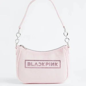 Rosa Blackpink axelväska  - Snygg rosa axelväska med texten 'BLACKPINK'. Nyskick.