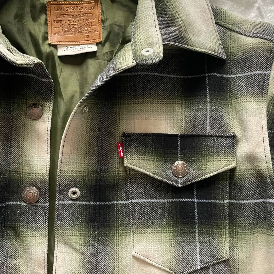 Rutig overshirt från Levi's - 1