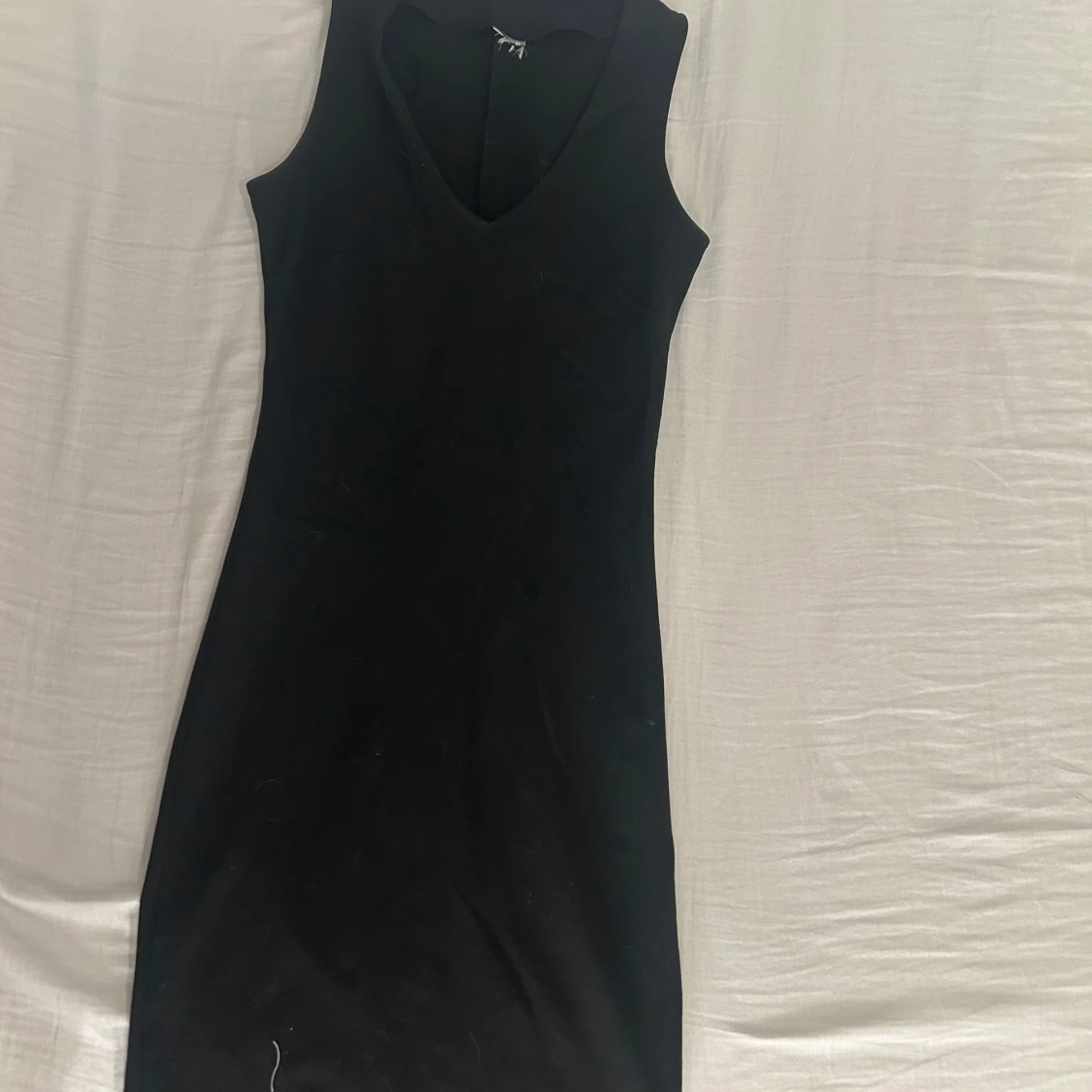 Svart ärmlös klänning