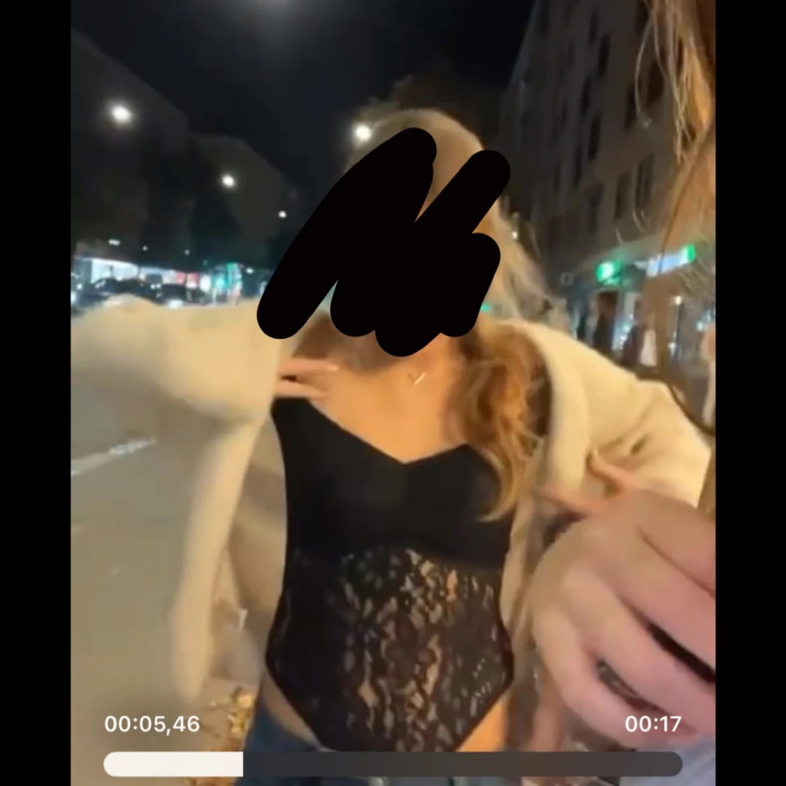 Svart spets body - 2