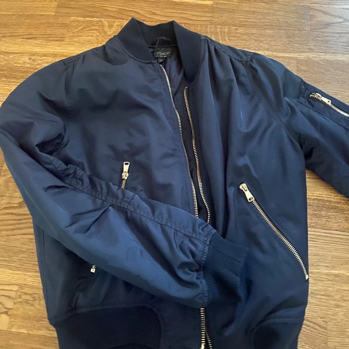 Mörkblå bomberjacka  - 1