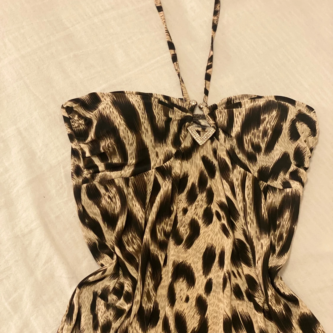 Leopard haltnecktopp  - 2