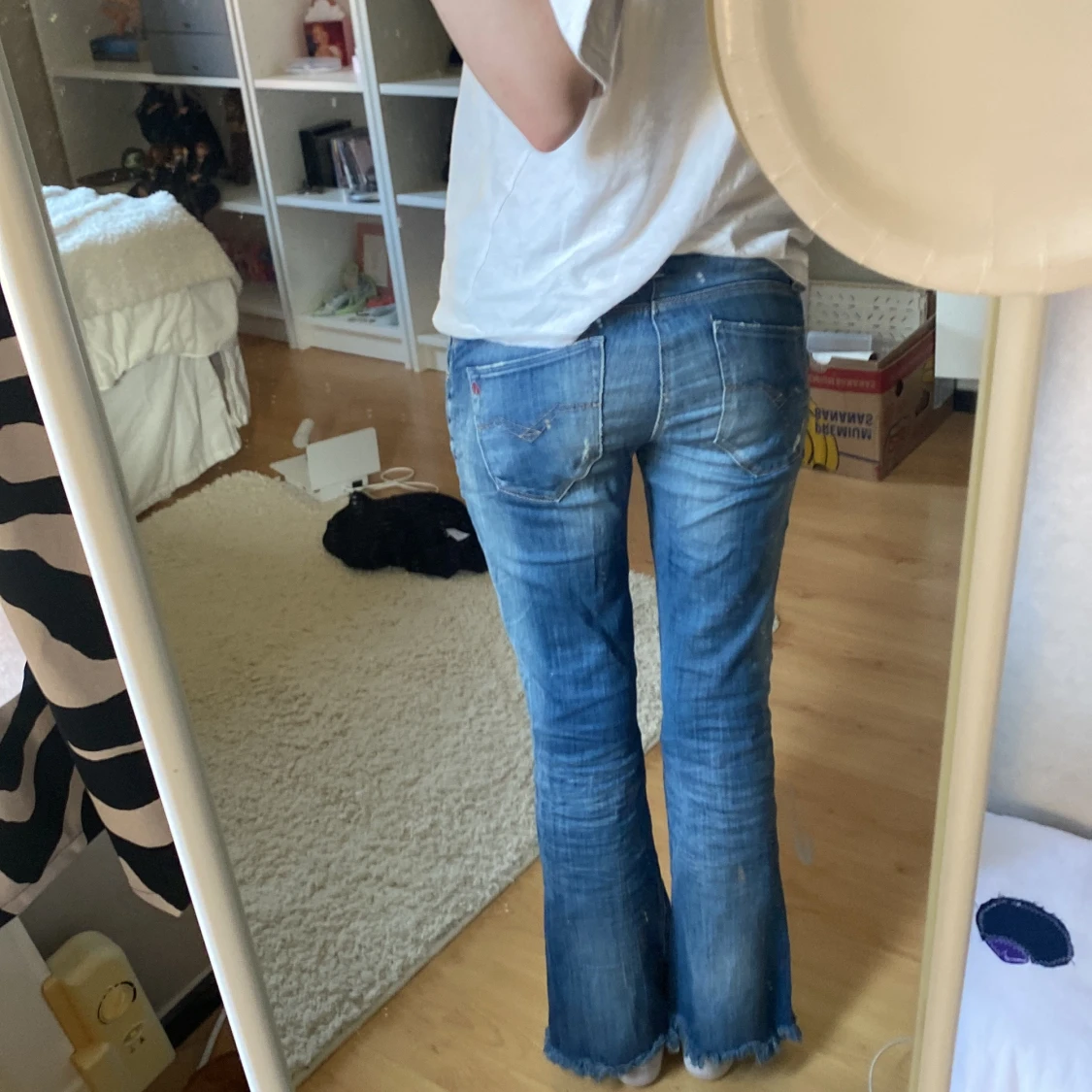 Blå bootcut jeans från True Religion