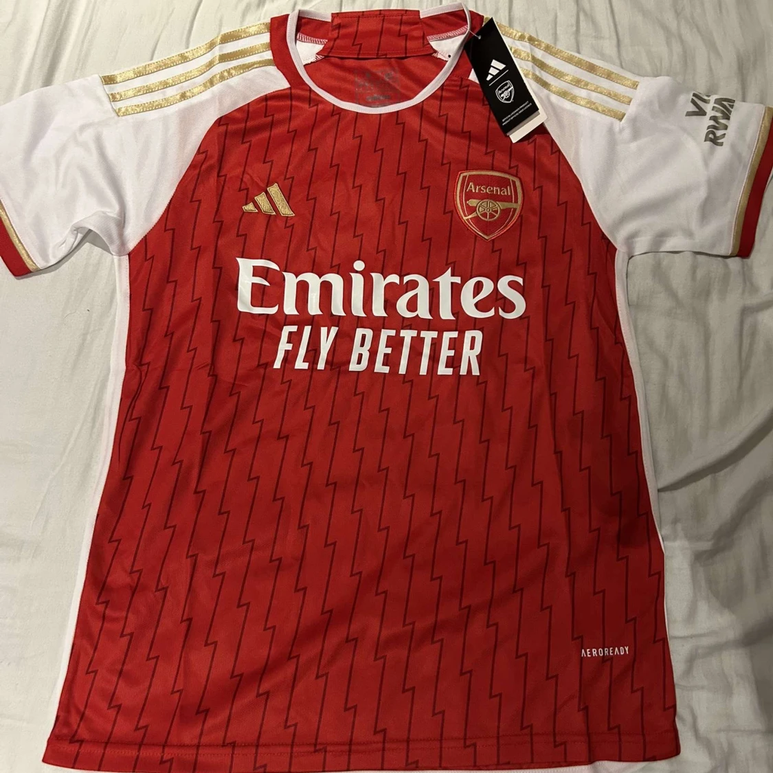 Arsenal hemmatröja Adidas röd/vit