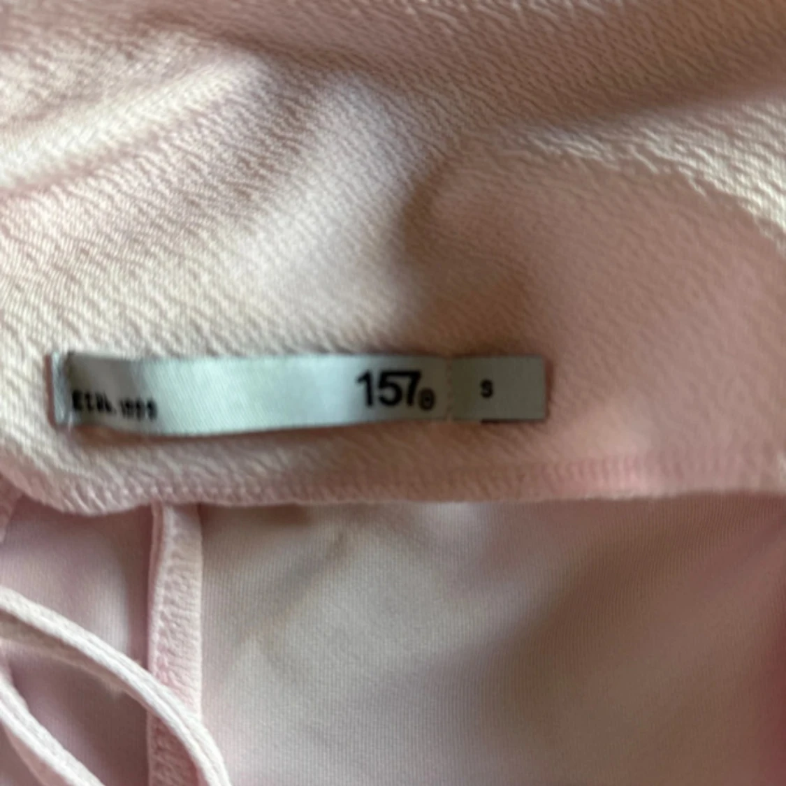 Ljusrosa långärmad klänning 157 - 2