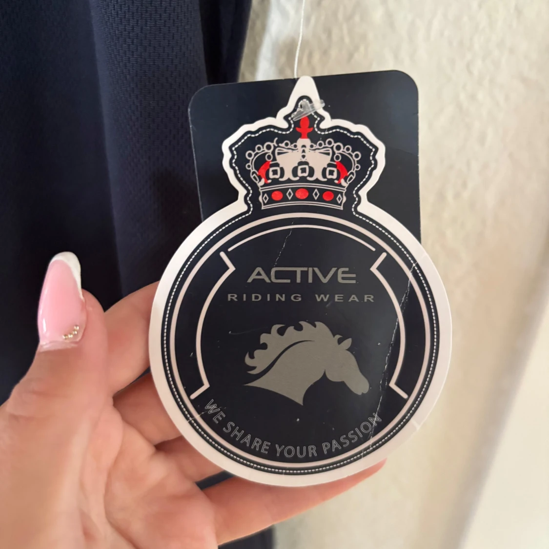 Marinblå Active Riding Wear tröja - 3