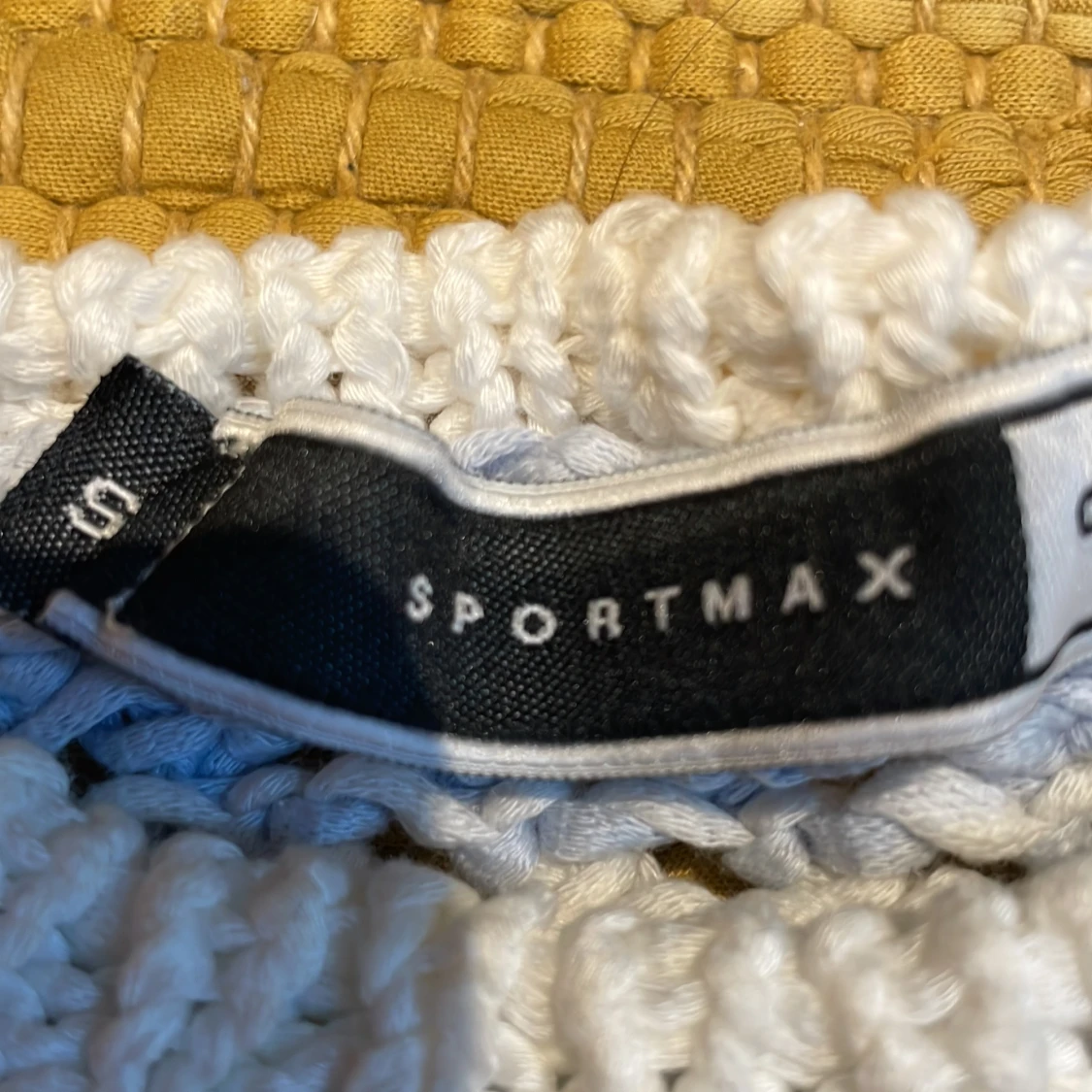 Randig stickad bomull top från Sportmax - 1