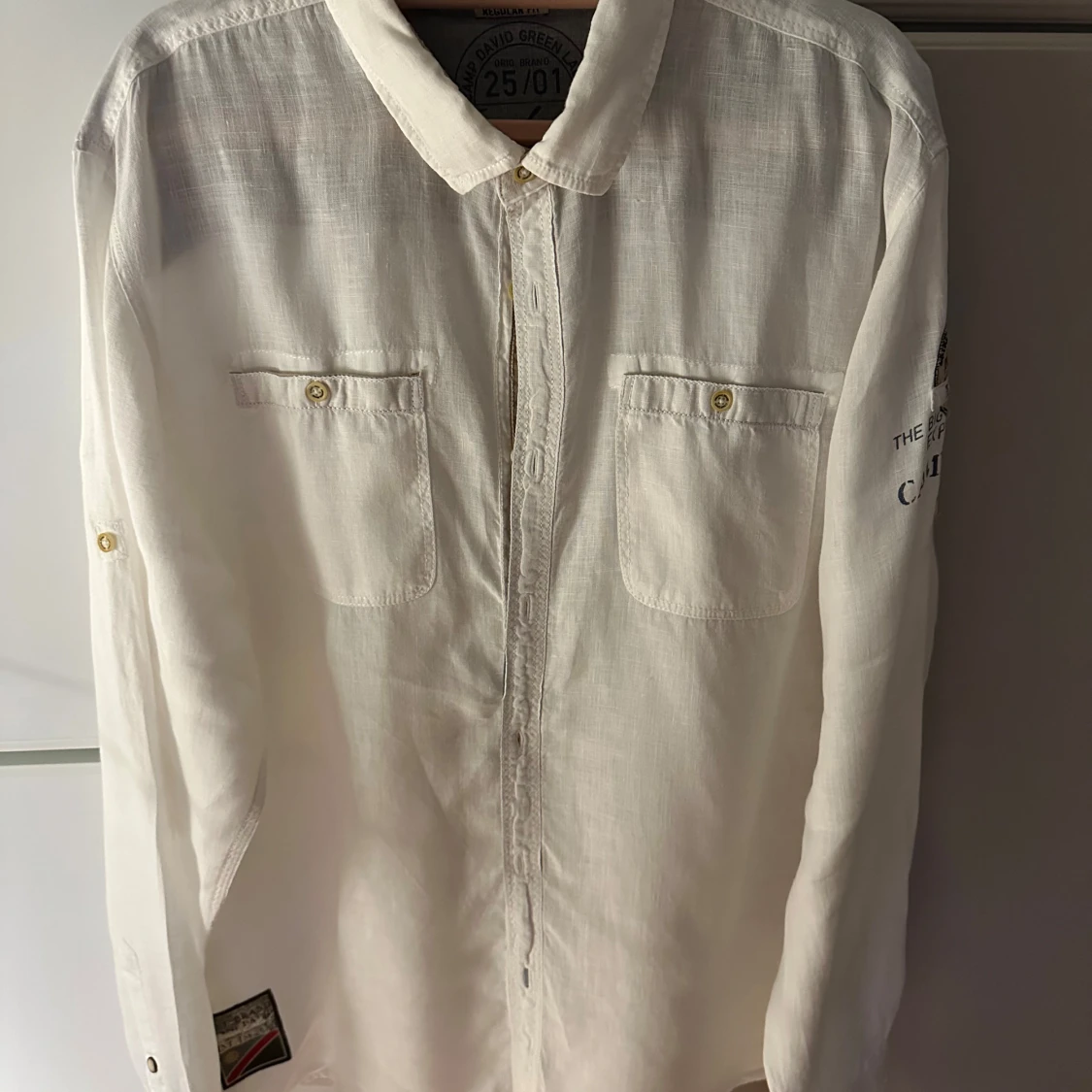 Vit linneskjorta från Camp David