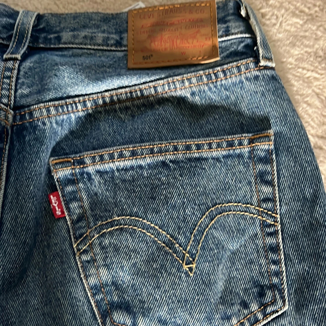 Levi's 501 blå jeans - 1