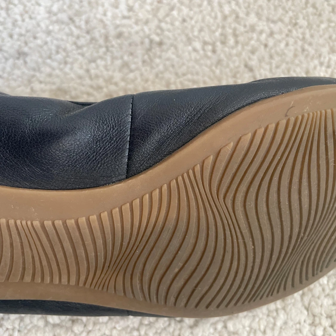 Marinblå ballerinaskor  - 3