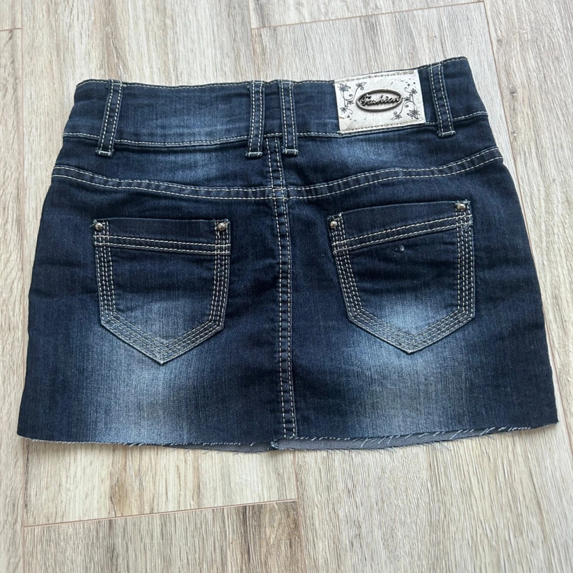 Mörkblå jeanskjol  - 91