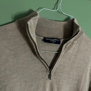 Charles Thyrwhitt Zip - Half zip beige , storlek S 