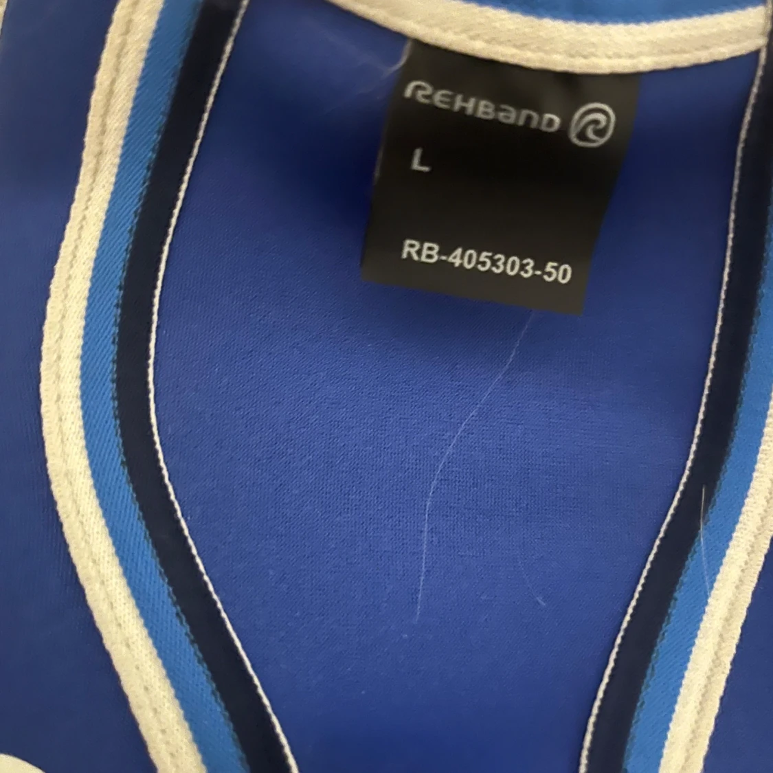 Blå träningsskydd från Rehband strl L - 2