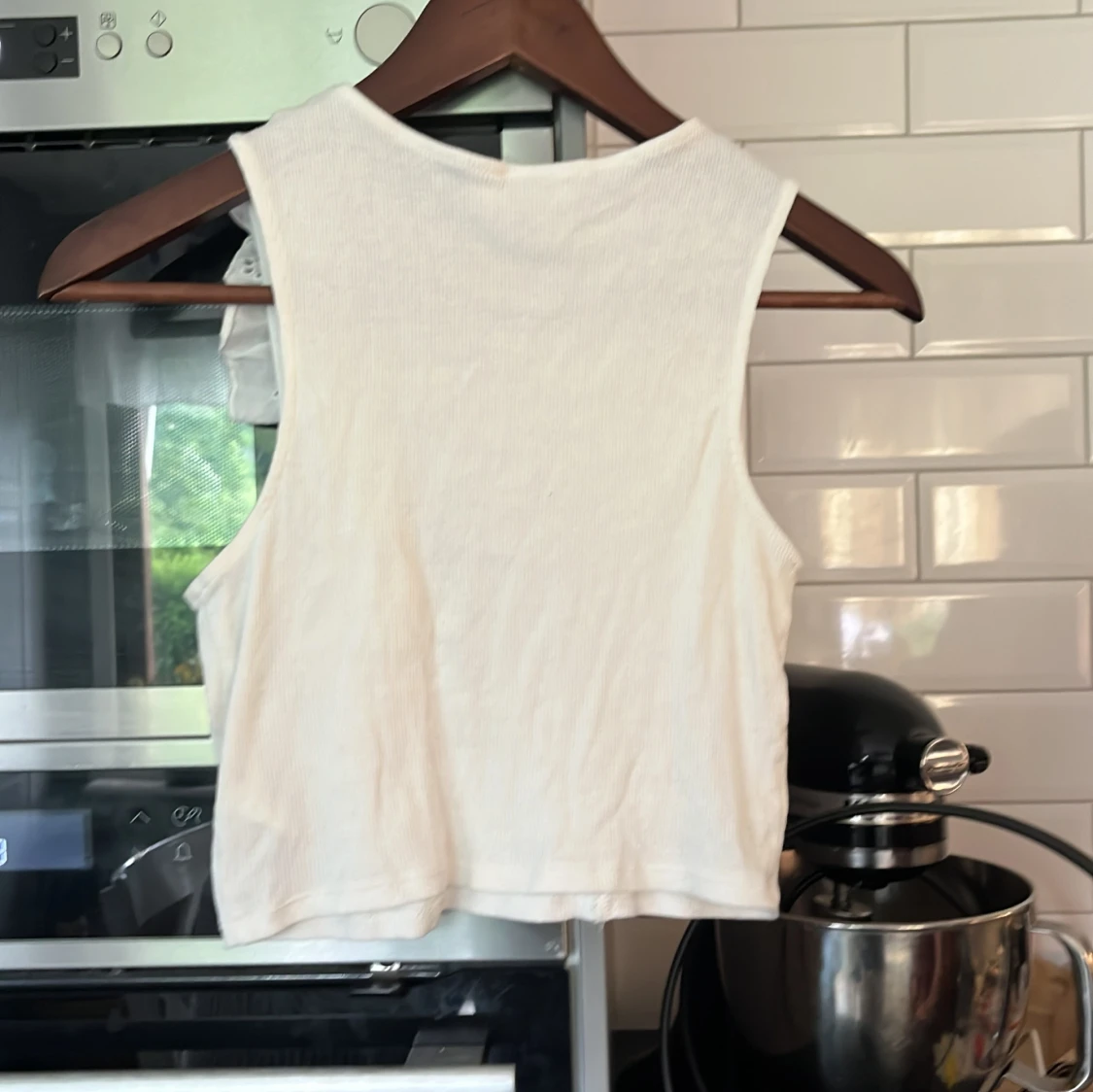 Vit volangtop från H&M - 1