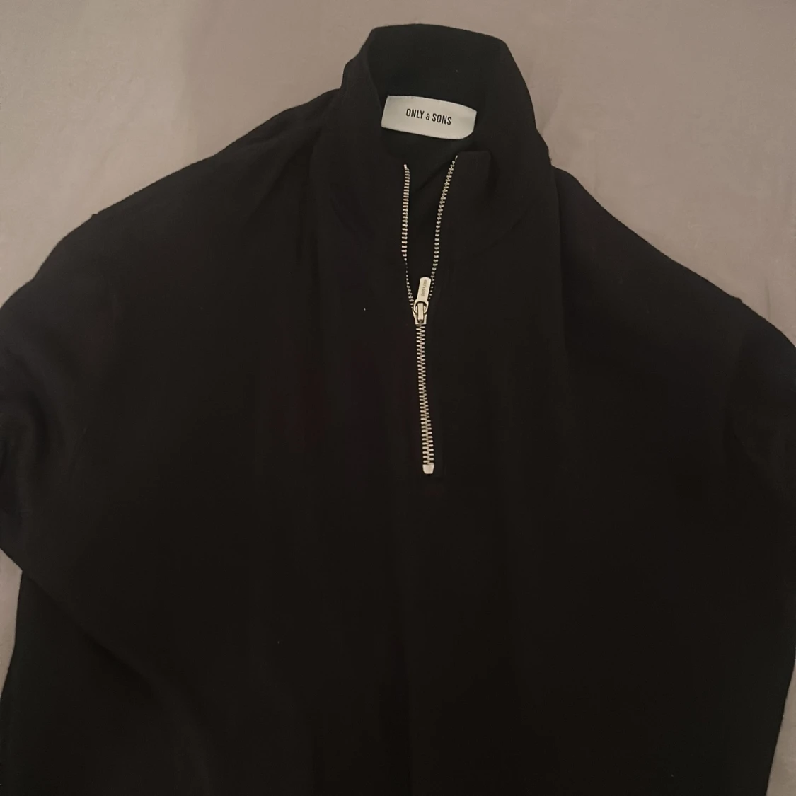 Svart half zip tröja Only & Sons - 1