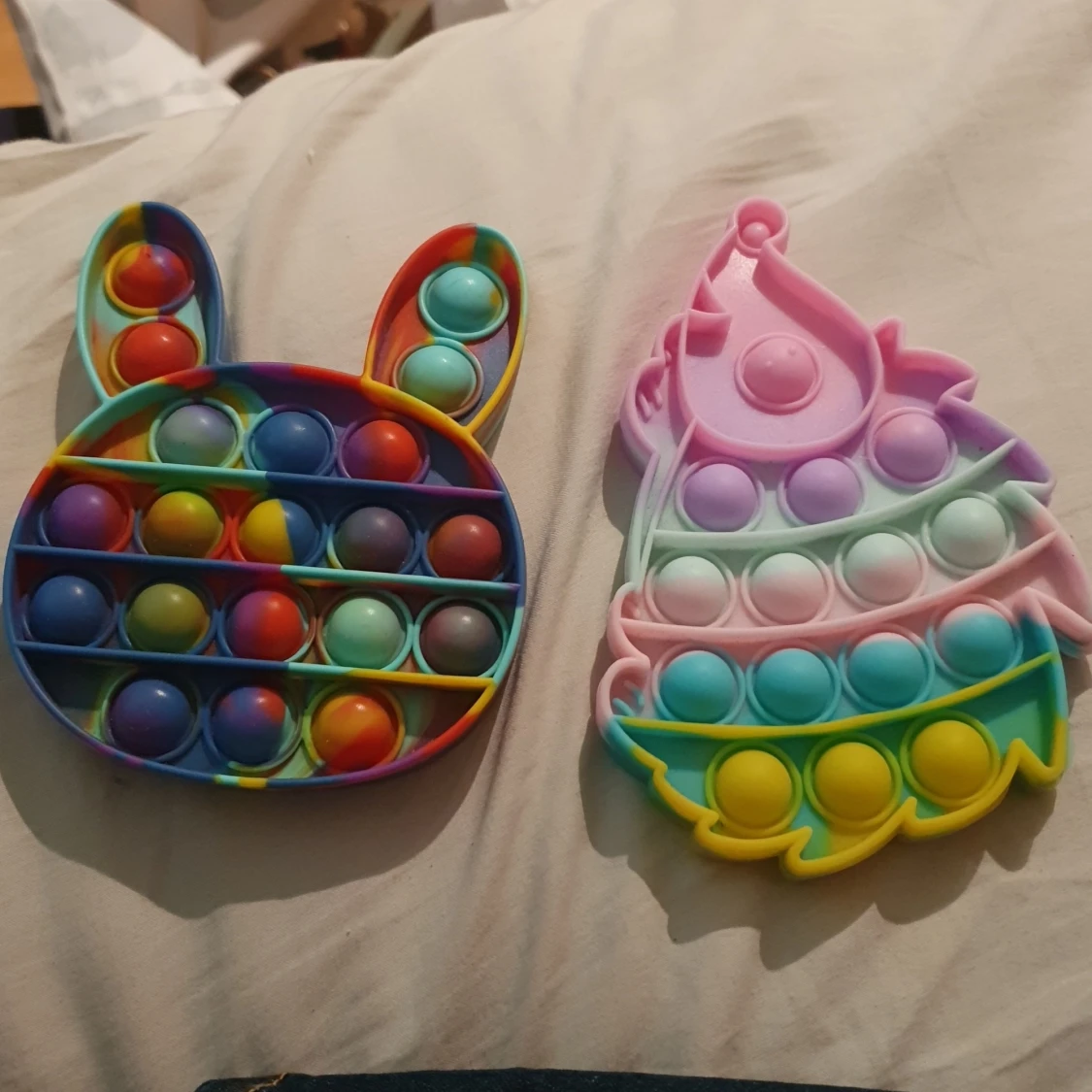 Fidgets med olika färger 