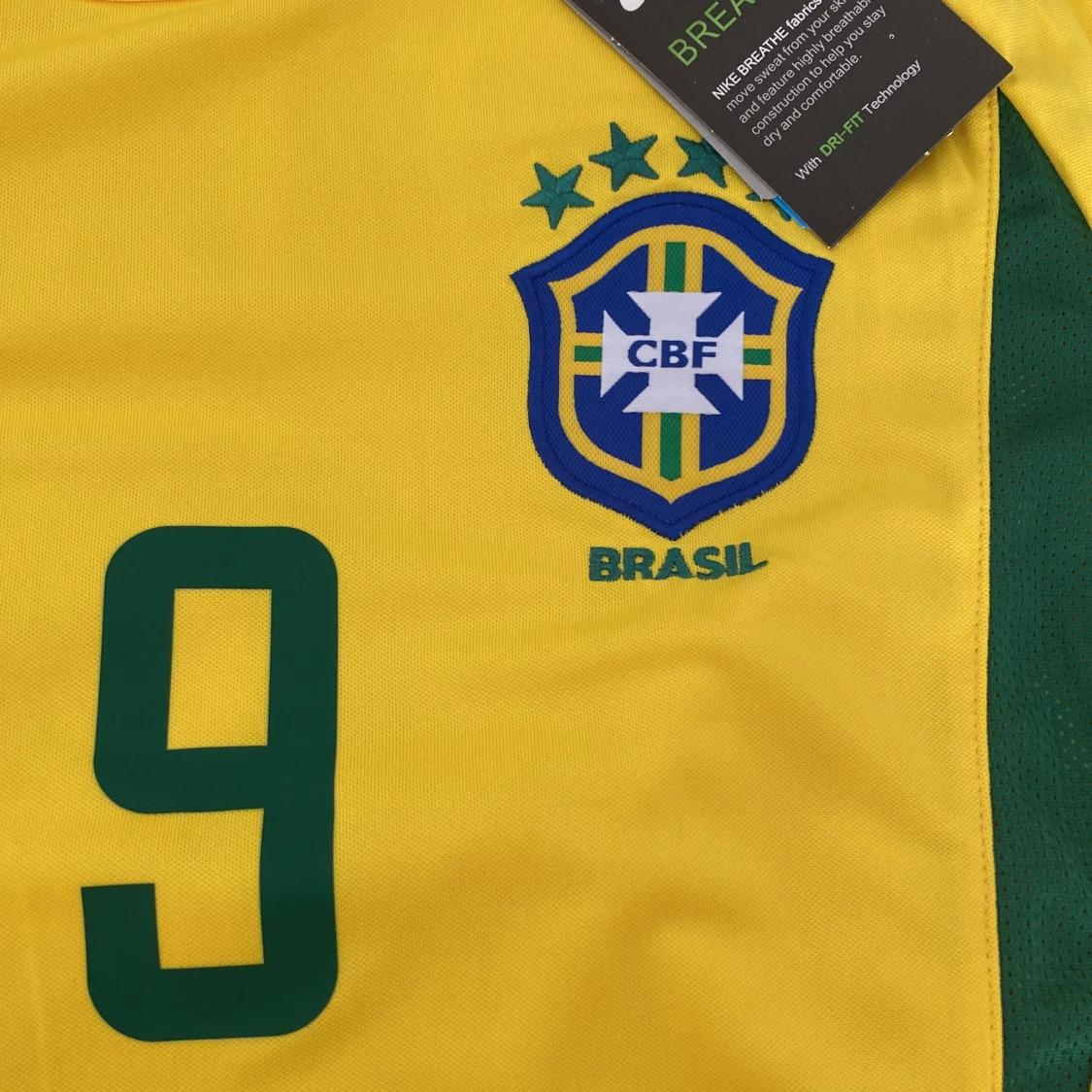 Brasilien 2002 tröja med R9 - 2