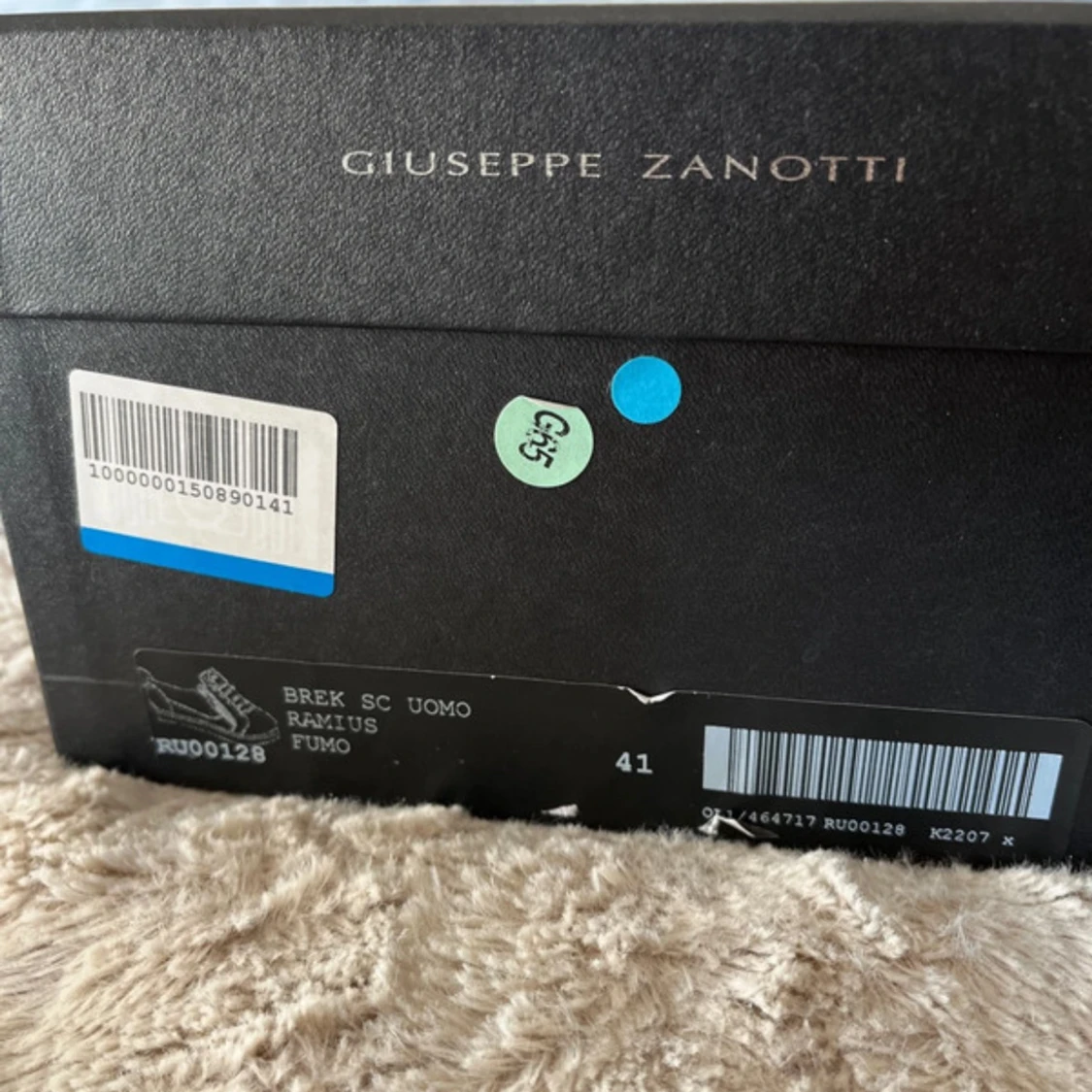 Svarta glittriga sneakers Giuseppe Zanotti - 4