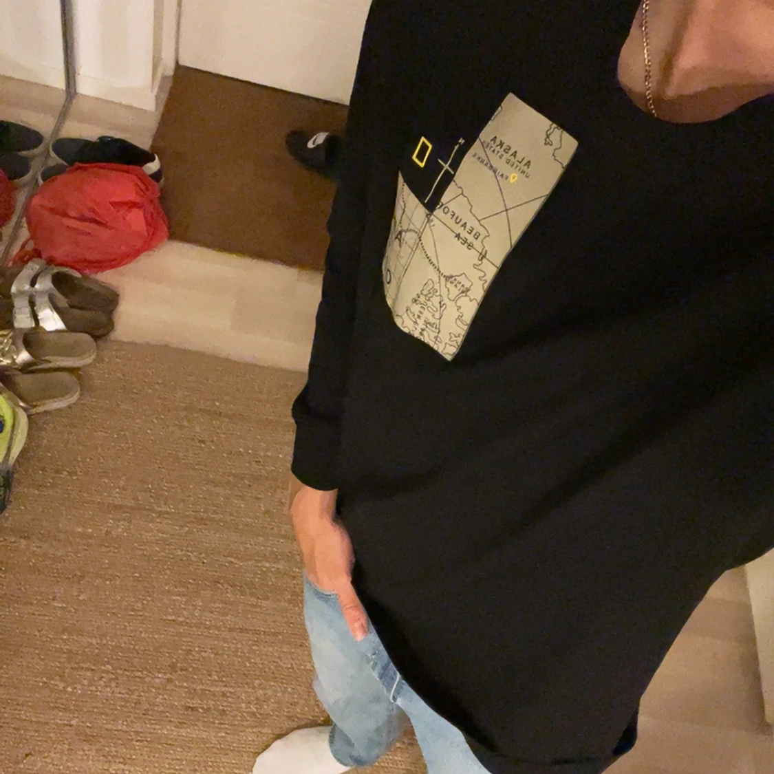 National Geographic svart långärmad tröja - 1