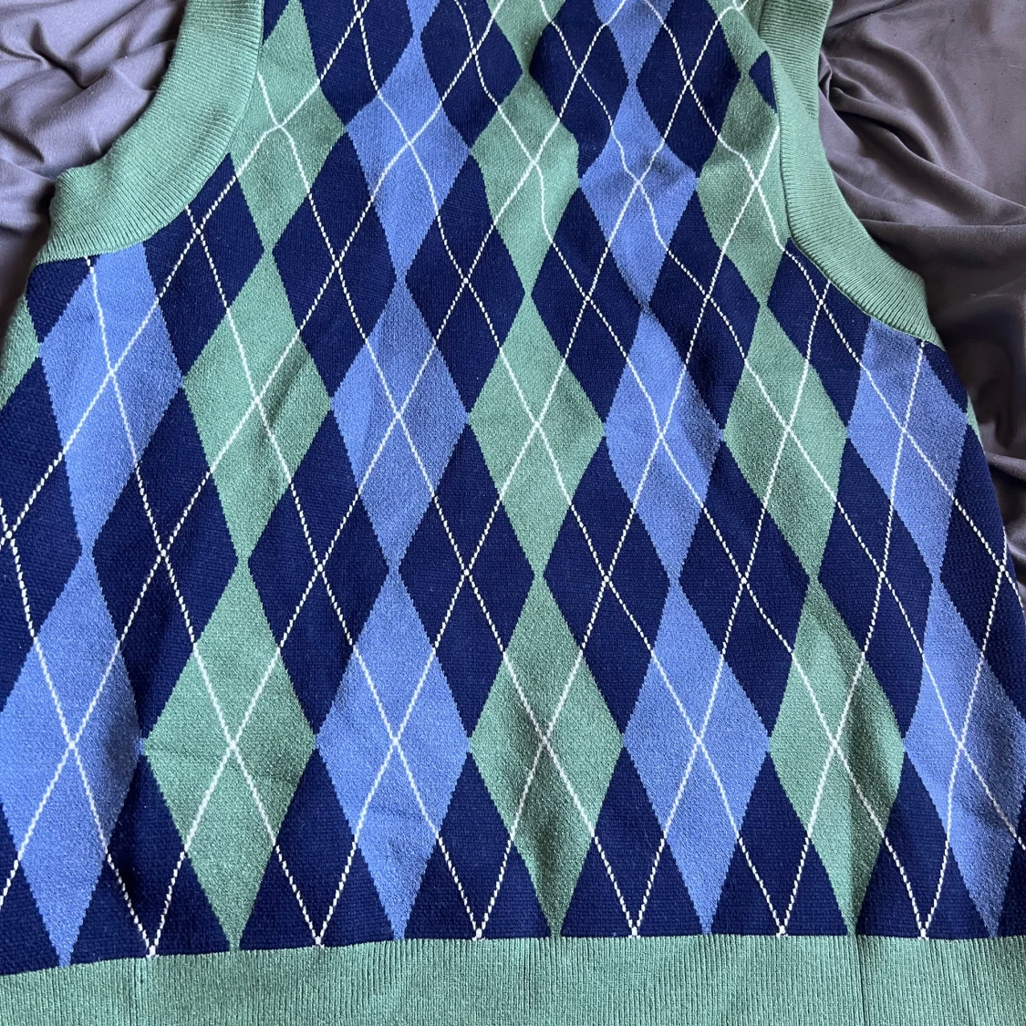 Grön och blå rutig väst från Vailent - 2