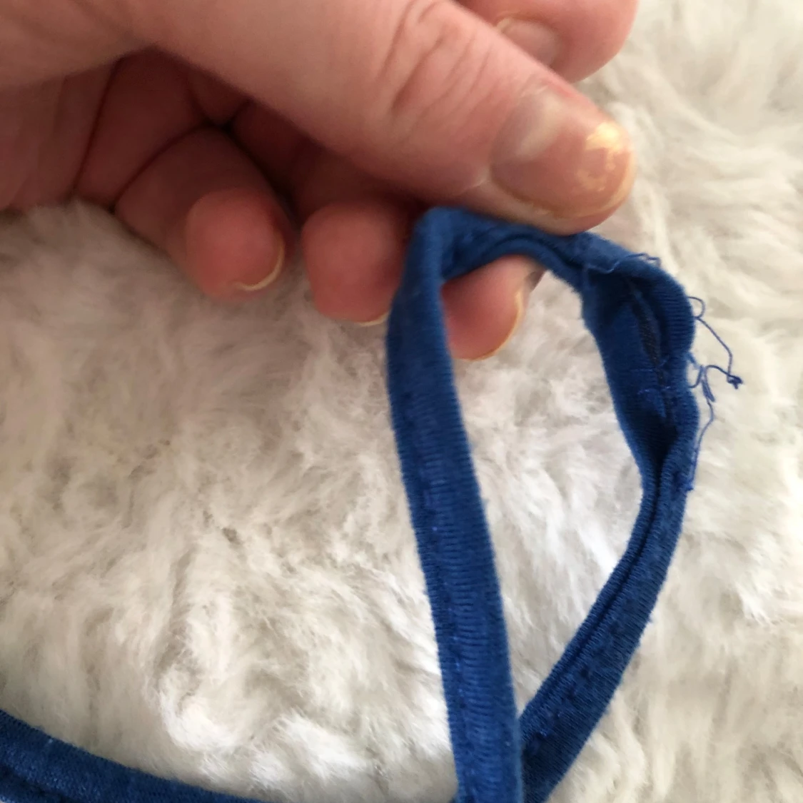 Vit croppad linne-topp ITALY - 4