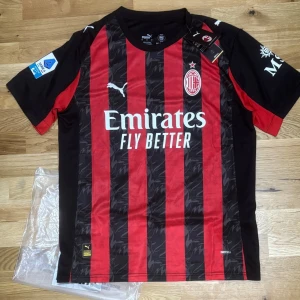 Ac Milan 25/26 Rafa Leão Player version - Hej, jag säljer en ny AC MILAN hemmatröja för spelaren i 25/26-modell. Den har aldrig använts. Det är en tröja av högsta kvalitet. Det är en dri-fit-tröja. Tveka inte att skicka bud :)
