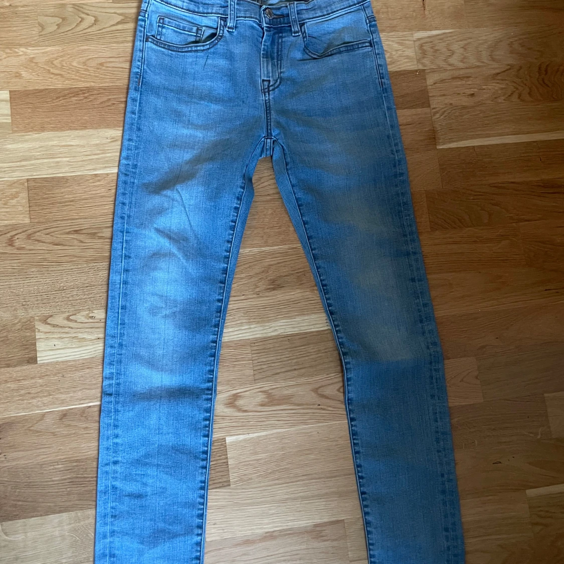 Blå slim jeans Sondre strl 164