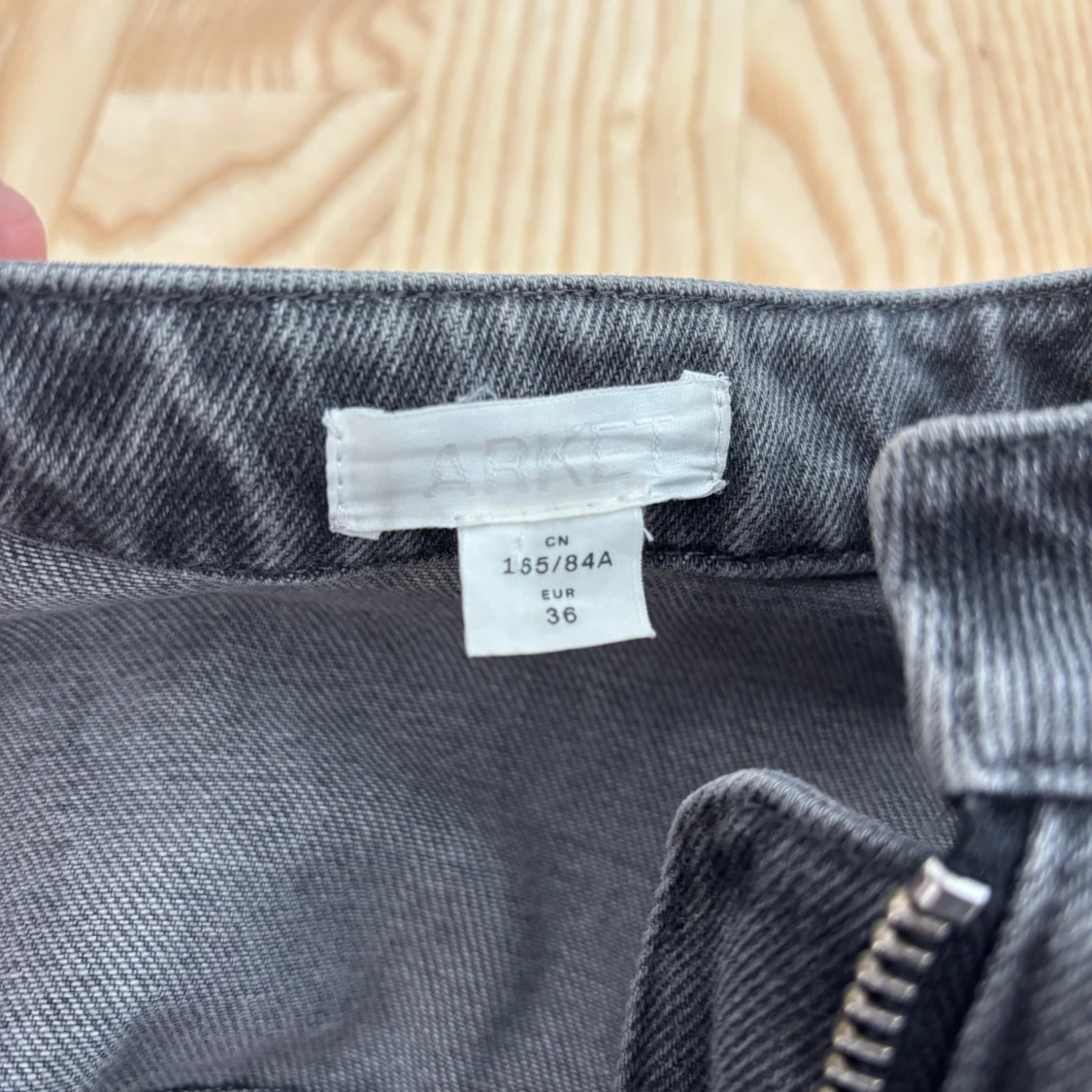 Grå jeans jacka - 4
