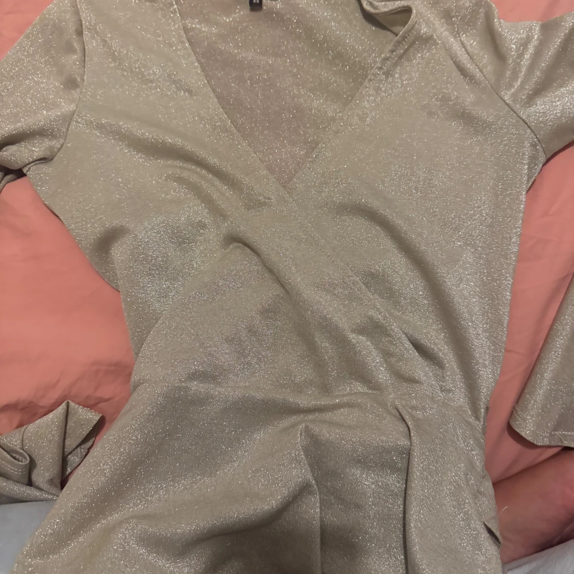 Glittring champagne blus - 3