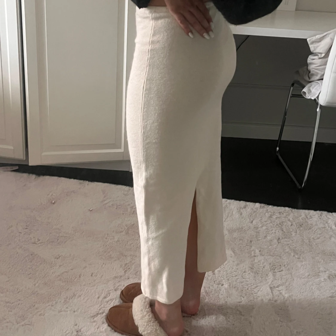 Vit långkjol från Gina Tricot - 1