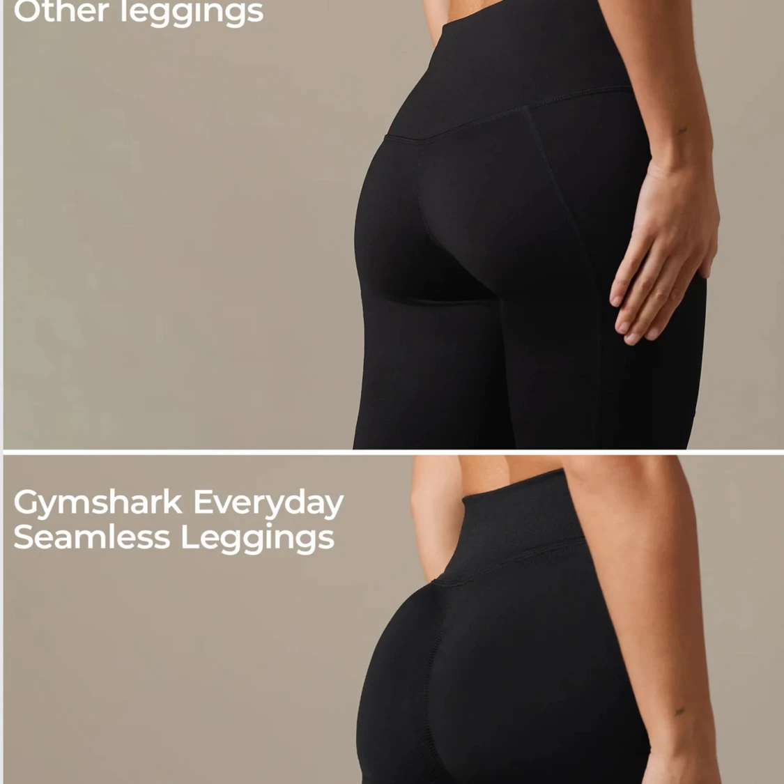 Gymshark svarta träningsbyxor - 3