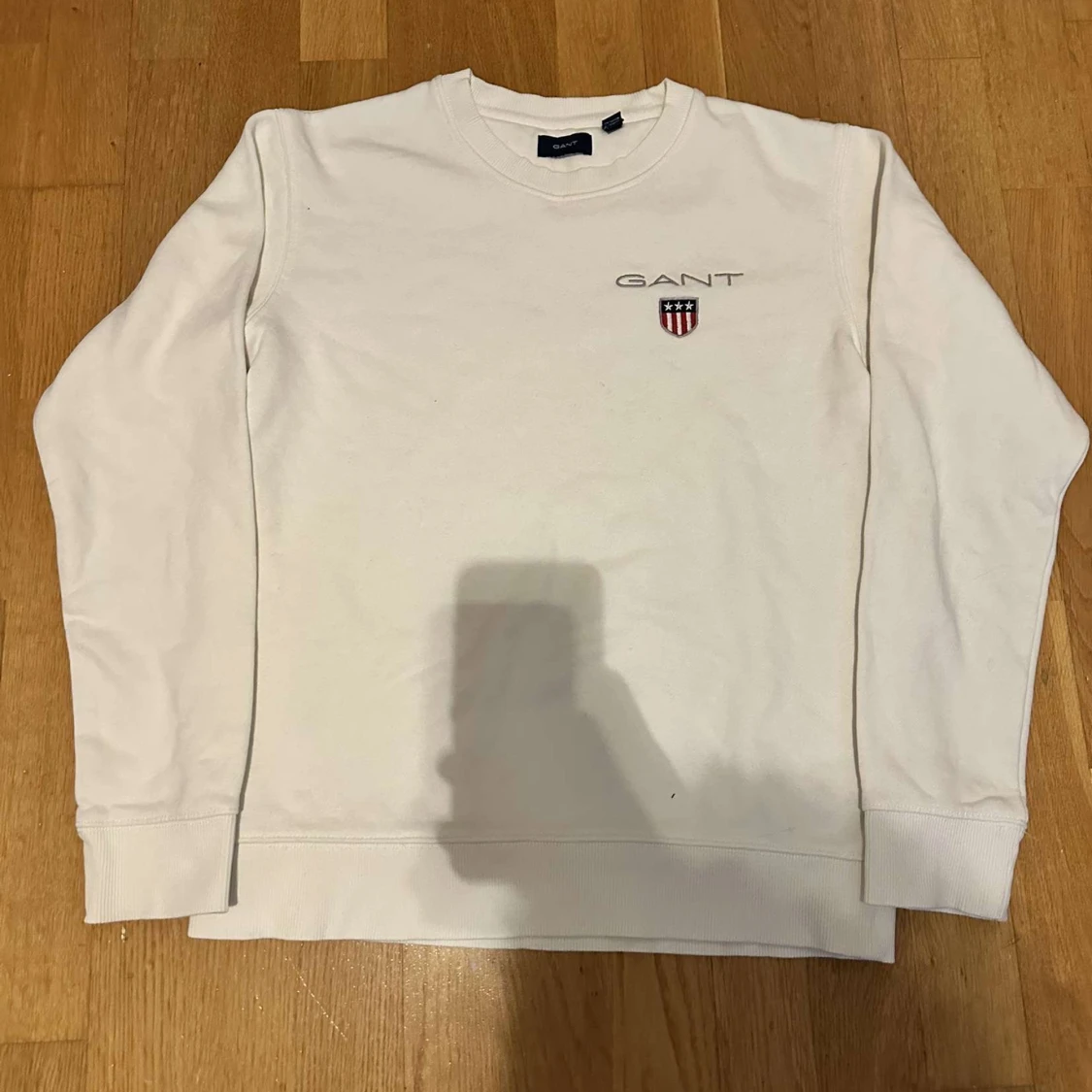 Vit sweatshirt från GANT