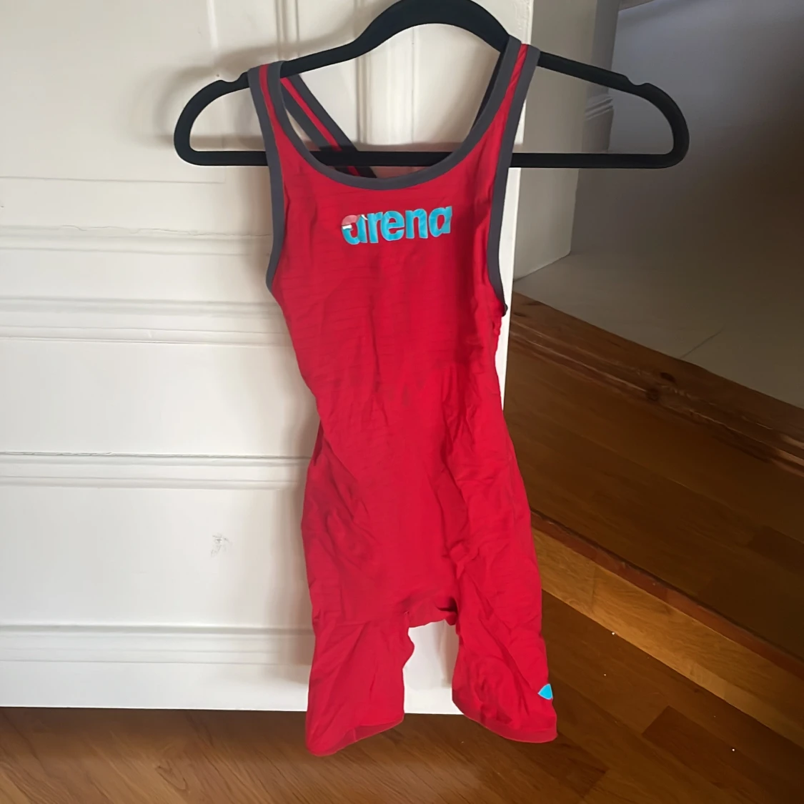 Röd baddräkt Arena Powerskin