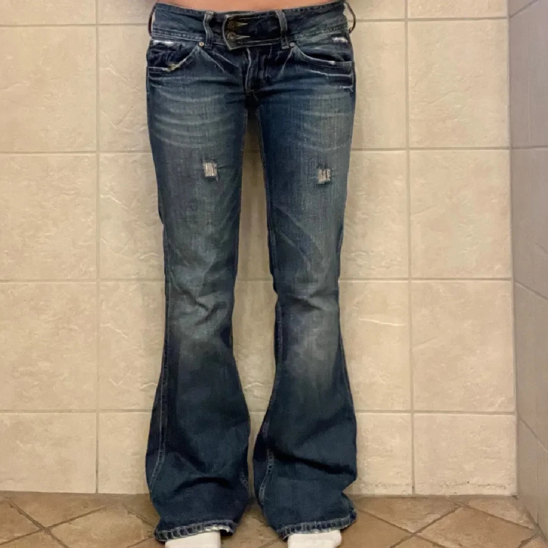 jätte lågmidjade byxor - 2