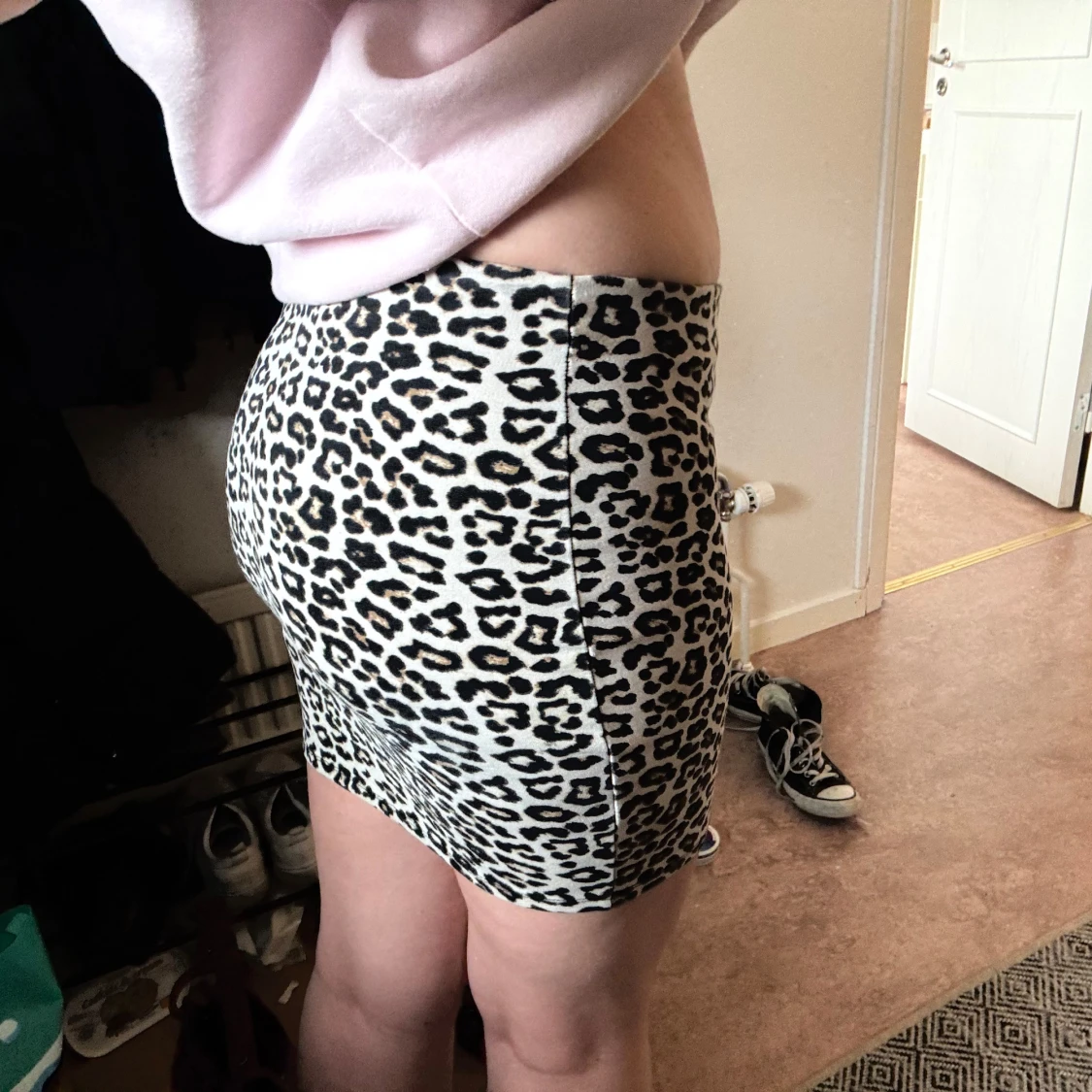 Leopardmönstrad kjol från Amisu - 1