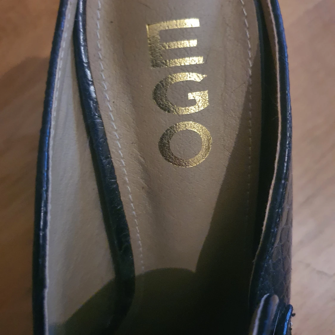 Svarta platåloafers med kedjedetalj från EGO - 2