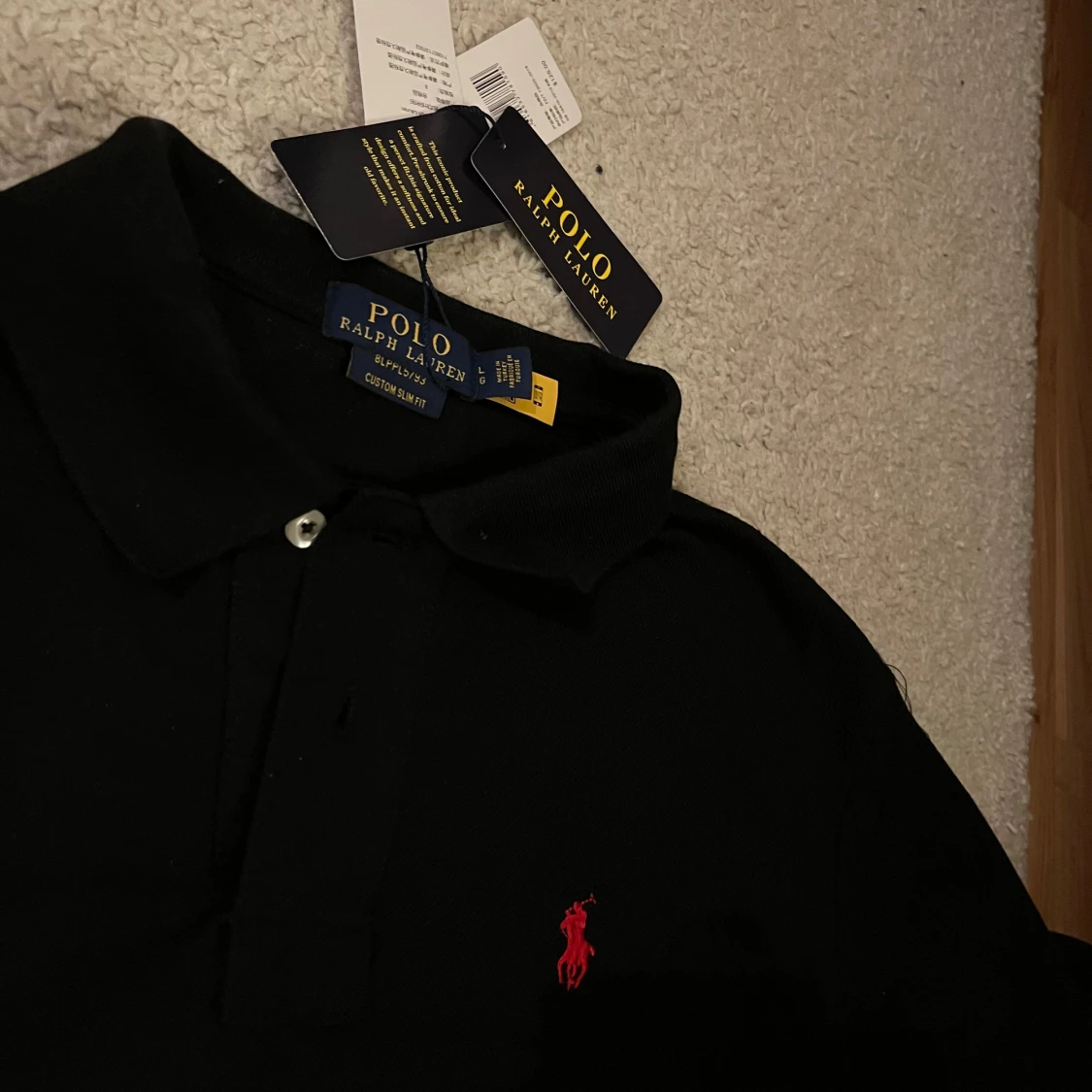Svart pikétröja från Polo Ralph Lauren - 1