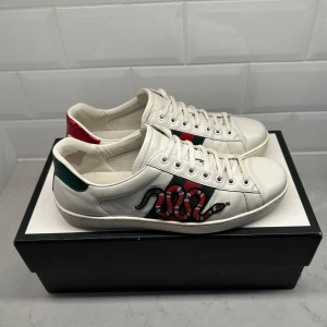 Gucci Ace Snake skor - Gucci Ace Snake skor i grymt skick | Storlek 42 | Fråga om innermått vid osäkerhet | Box och kort ingår | Vid frågor är det bara att höra av sig!