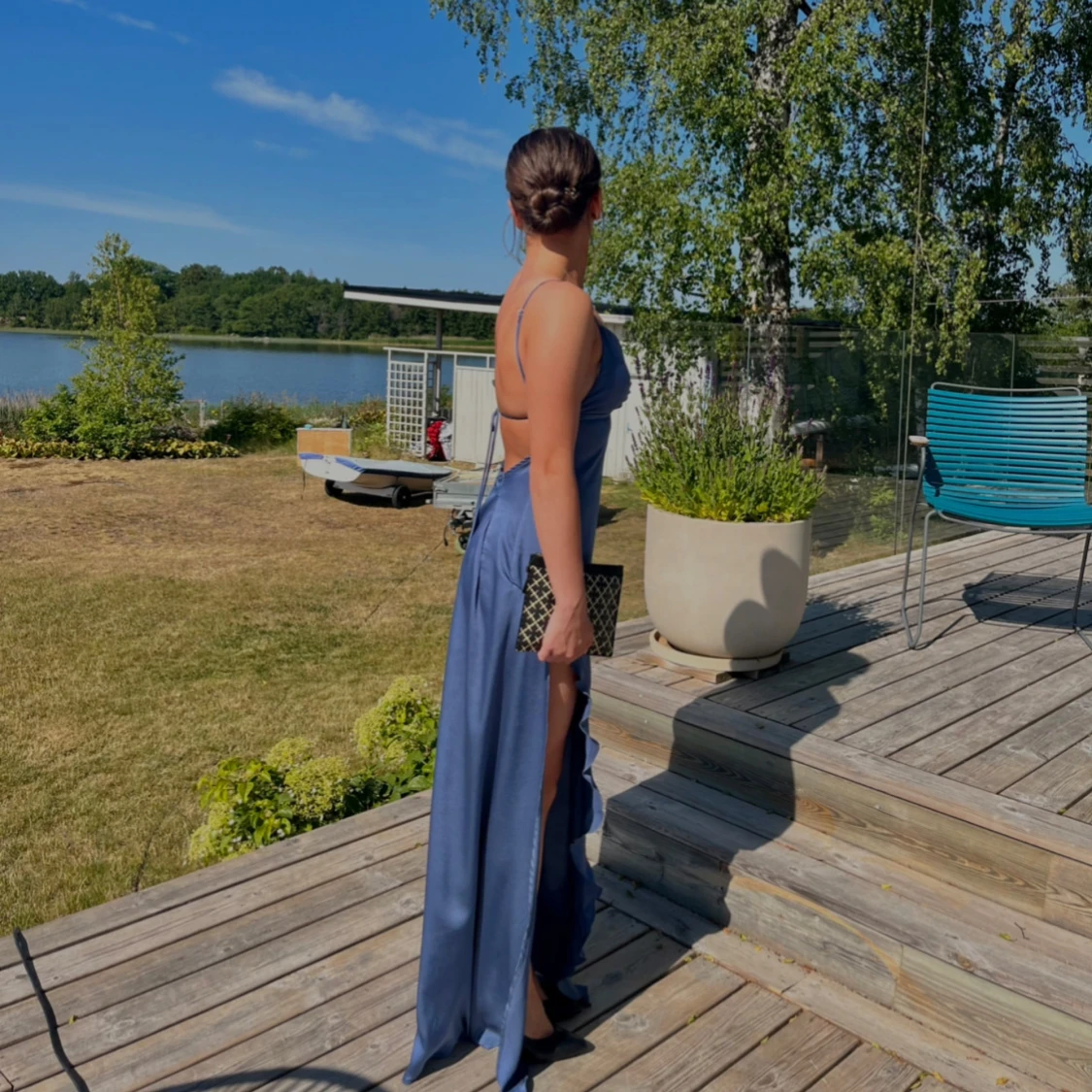 Blå balklänning - 1