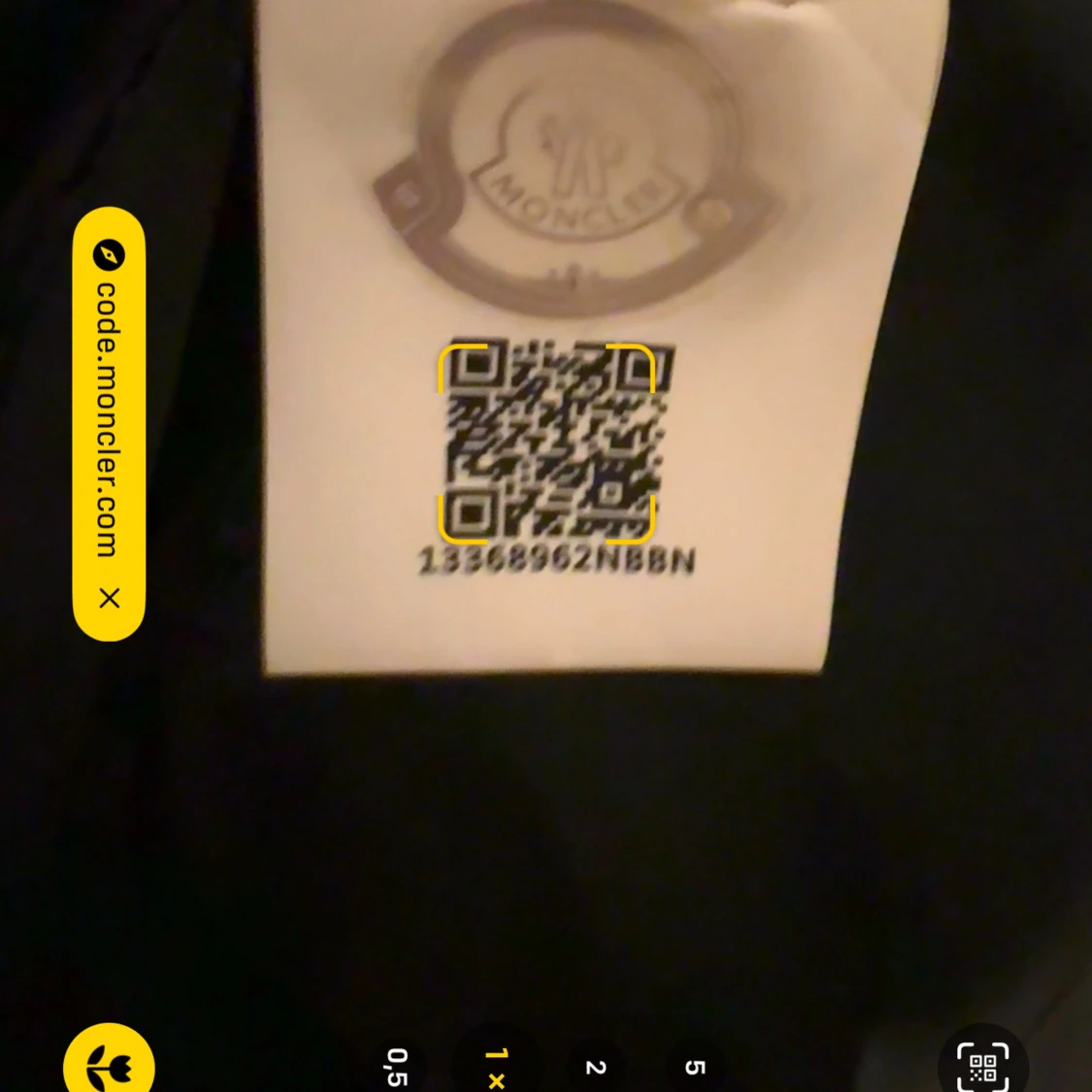 Svart vindjacka från Moncler - 2