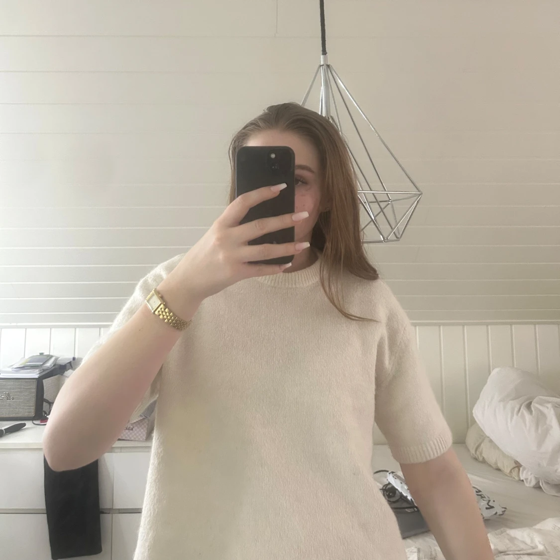 Vit tröja från Gina Tricot