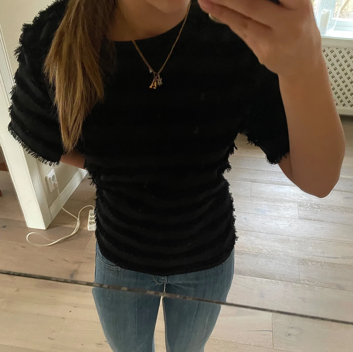 Svart franstopp - H&M - 1