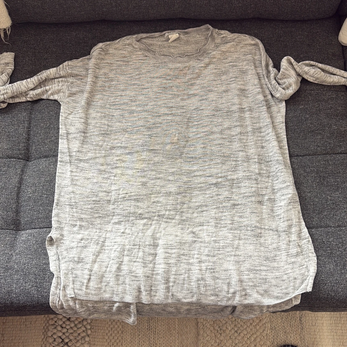 Grå långärmad tröja - 3