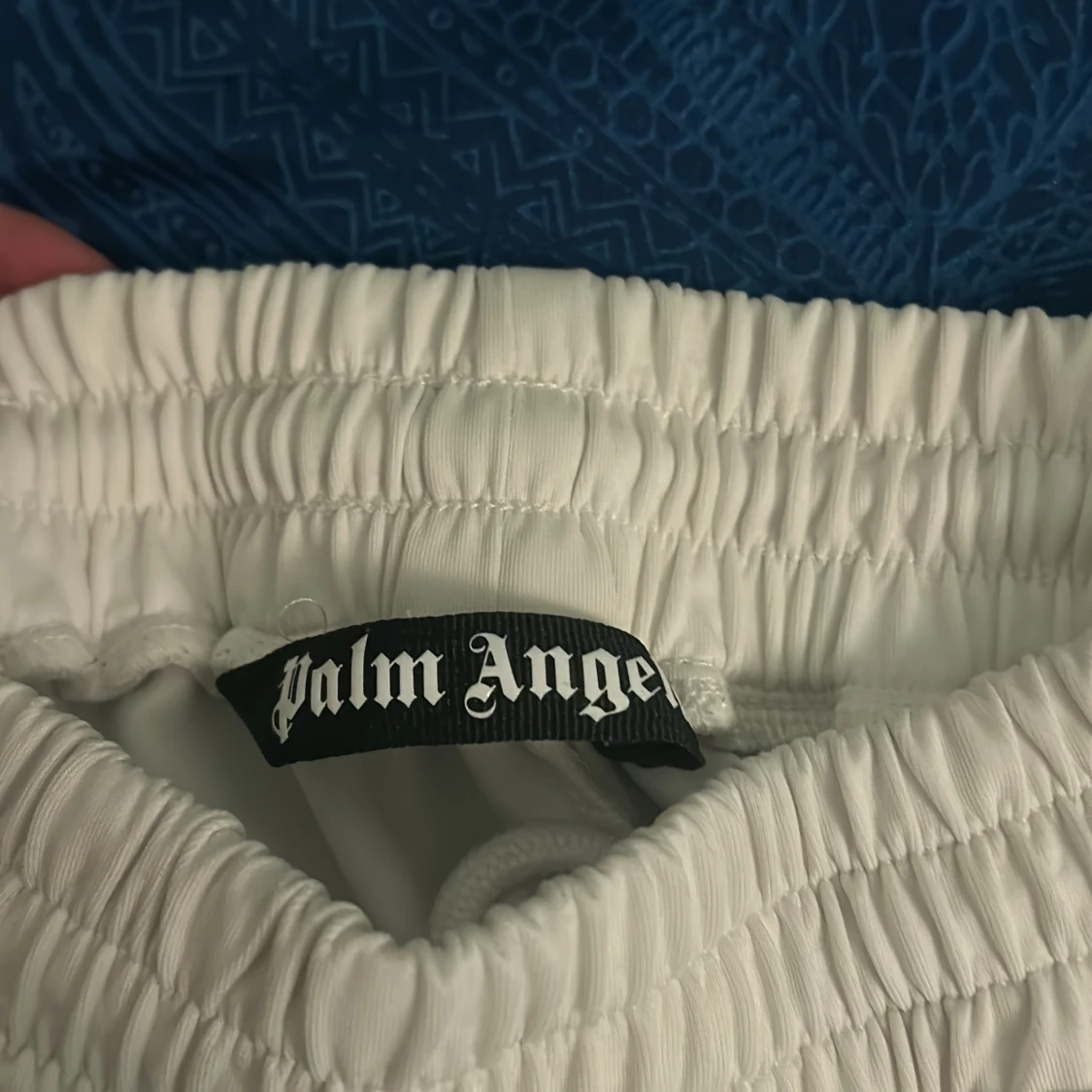 Vita byxor från Palm Angels med svarta ränder - 1