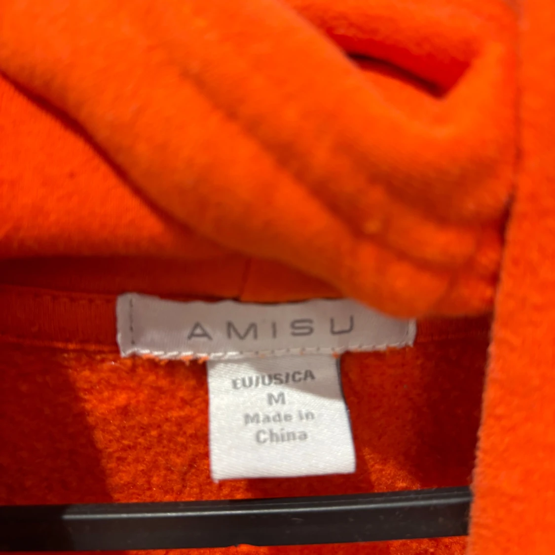 Orange hoodie från Amisu - 1