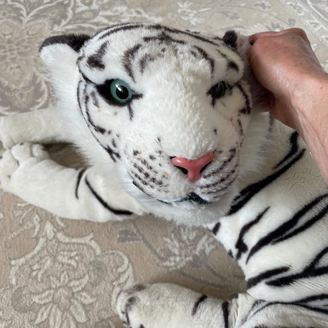 Vit tiger gosedjur - 2