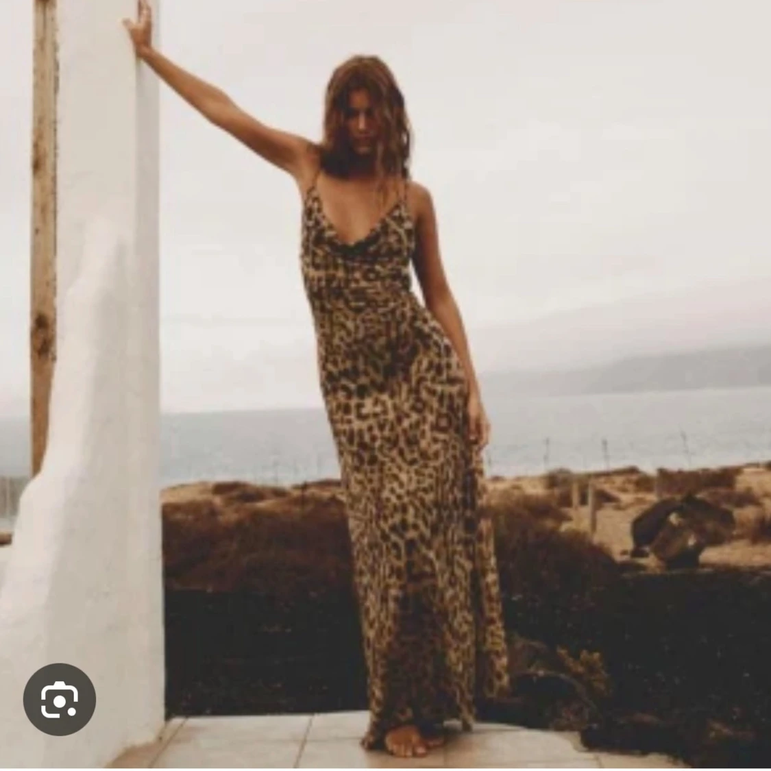 Zara leopard klänning